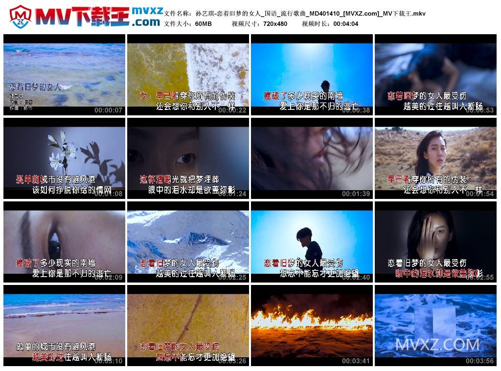 孙艺琪-恋着旧梦的女人_国语_流行歌曲_MD401410
